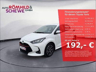 Gebraucht Toyota Yaris Hybrid Team 116 PS (85 kW) 2022 Weiß Limousine