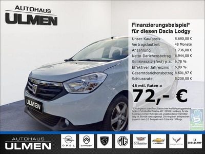 Gebraucht Dacia Lodgy Prestige 116 PS (85 kW) 2014 Weiss Van / Kleinbus