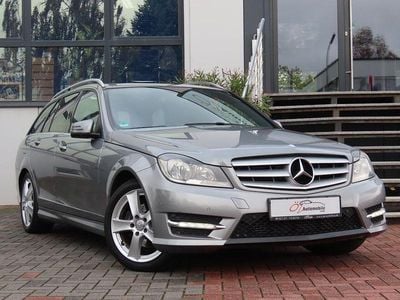 Usata Mercedes C200 AMG line 184 CV (135 kW) 2013 Argento Berlina