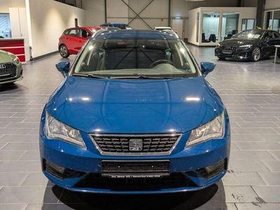 Usata Seat Leon ST Style 110 CV (80 kW) 2017 Blu Station wagon