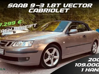 Gebraucht Saab 9-3 Cabriolet Vector 150 PS (110 kW) 2005 Silber Cabrio
