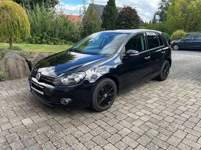 Gebraucht VW Golf VI Comfortline 122 PS (89 kW) 2010 Schwarz Kleinwagen