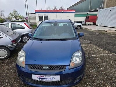 Begagnad Ford Fiesta Style 80 HK (58 kW) 2008 Blå Halvkombi