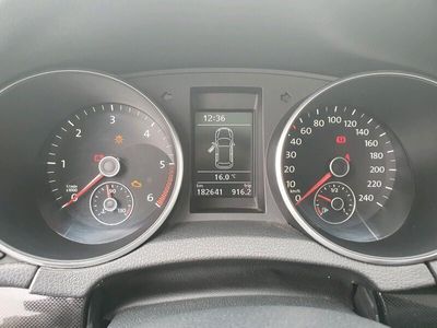 gebraucht VW Golf VI /Variant / 1,6 TDI / Schwarz / Panoramadach