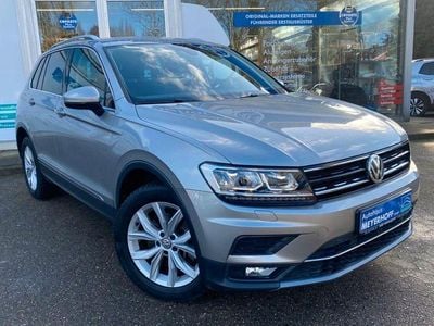 Tungsten silver (metallic) Gebraucht 2018 VW Tiguan Highline SUV | 26.990 € (Superpreis)
