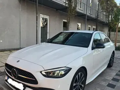 Brugt Mercedes C200 AMG line 163 HK (119 kW) 2023 Hvid Sedan