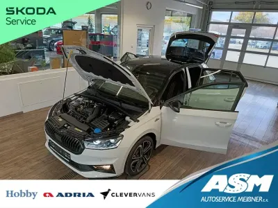 Ny Skoda Fabia Monte Carlo 150 HK (110 kW) 2026 Hvid Hatchback