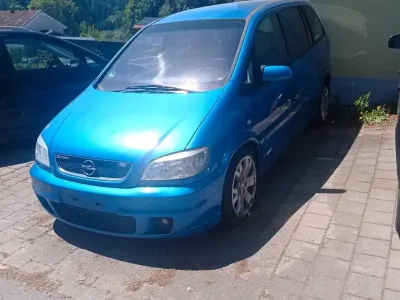 Gebraucht Opel Zafira OPC 192 PS (141 kW) 2002 Blau Van / Kleinbus