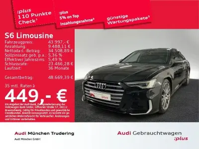 Gebraucht Audi S6 Design 349 PS (256 kW) 2020 Mythosschwarz metallic Limousine
