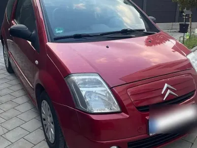 Gebraucht Citroën C2 80 PS (58 kW) 2004 Rot Kleinwagen