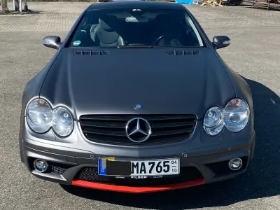 Usata Mercedes SL500 306 CV (225 kW) 2003 Argento Cabrio