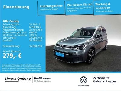 Gebraucht VW Caddy Dark Label 116 PS (85 kW) 2024 Indiumgrau metallic Van / Kleinbus