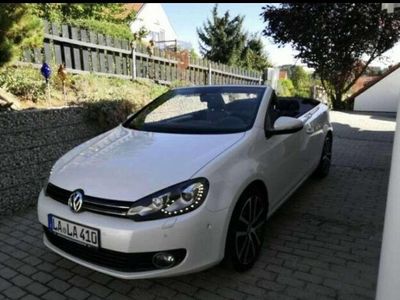 Gebraucht VW Golf Cabriolet Exclusive 140 PS (102 kW) 2015 Weiß Cabrio