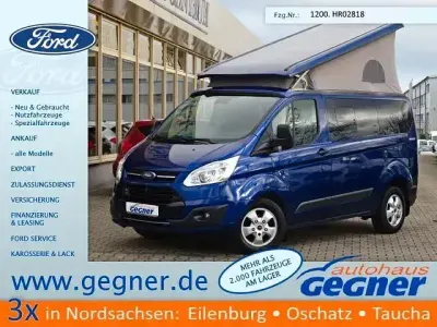 Second-hand Ford Transit Custom Nugget 170 CP (125 kW) 2018 Albastru Monovolum