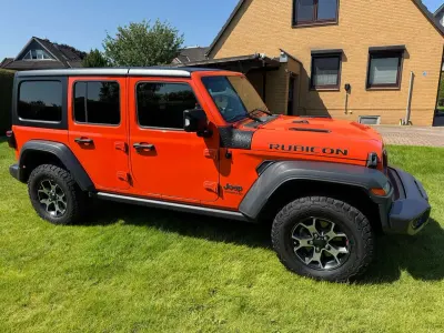 Gebraucht Jeep Wrangler Unlimited Rubicon 272 PS (200 kW) 2019 Orange SUV