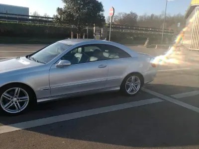 Używany Mercedes CLK200 183 KM (134 kW) 2007 Srebrny Coupe