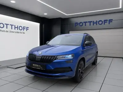 Gebraucht Skoda Karoq SportLine 190 PS (139 kW) 2021 Raceblau metallic SUV