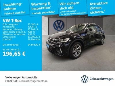 Usado VW T-Roc R-line 110 HP (80 kW) 2023 Preto SUV