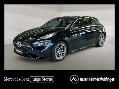 Gebraucht Mercedes A200 AMG 150 PS (110 kW) 2024 Nachtschwarz uni Limousine
