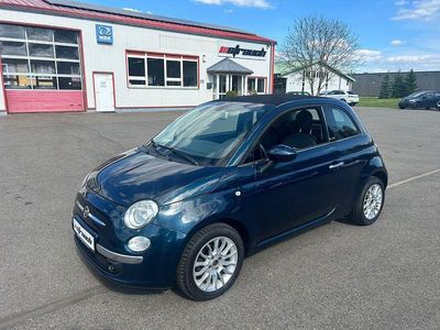 Gebraucht Fiat 500 Lounge 69 PS (50 kW) 2012 Blau Cabrio