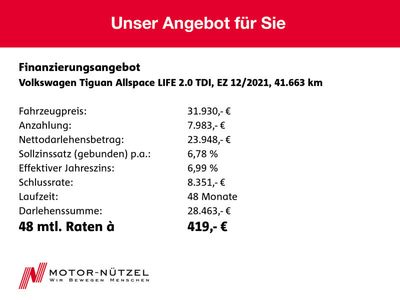 gebraucht VW Tiguan Allspace Tiguan Allspace Life2.0 TDI DSG LIFE LED+NAV+ACC+AHK