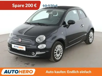Usata Fiat 500C Lounge 69 CV (50 kW) 2018 Nero Cabrio