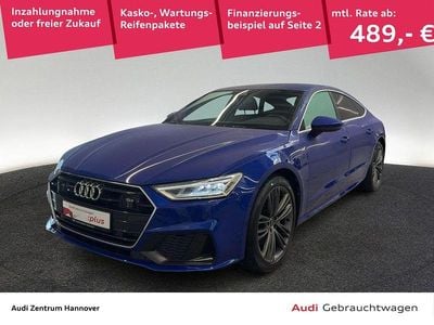 Gebraucht Audi A7 Sportback S-Line 286 PS (210 kW) 2022 Ultrablau metallic Kleinwagen