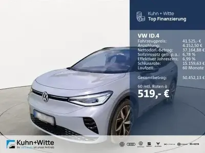 Brugt VW ID.4 GTX 219 kW (299 HK) 2024 Grå SUV
