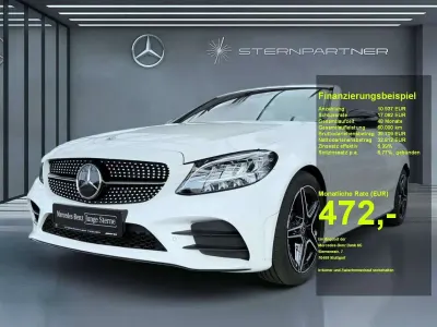 Gebraucht Mercedes C300 AMG 258 PS (189 kW) 2023 Polarweiß Cabrio