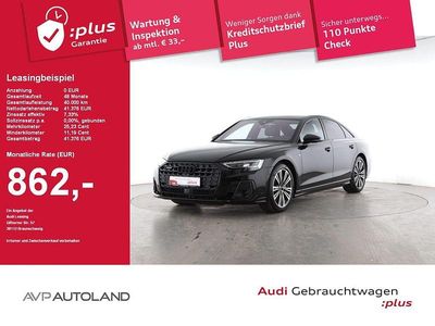 Mythosschwarz Gebraucht 2022 Audi A8 S-Line Limousine | 55.990 € (Fairer Preis)