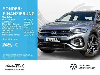 Używany VW T-Roc R-line 150 KM (110 kW) 2025 Srebrny SUV