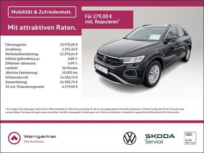 Gebraucht VW T-Roc IQ Drive 150 PS (110 kW) 2023 Schwarz SUV
