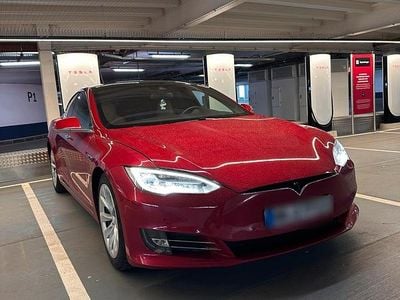 Gebraucht Tesla Model S 386 kW (525 PS) 2016 Rot Kleinwagen