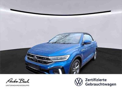 Gebraucht VW T-Roc R-line 150 PS (110 kW) 2023 Ravennablau metallic/schwarz SUV
