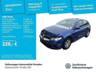 Blau Gebraucht 2021 VW Polo Limousine | 15.980 € (Fairer Preis)