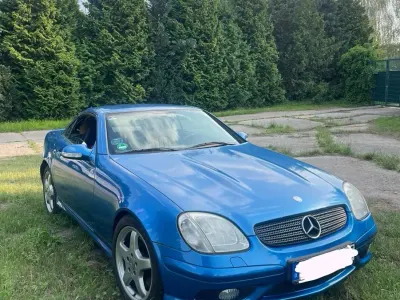 Gebraucht Mercedes SLK32 AMG AMG 354 PS (260 kW) 2001 Blau Cabrio