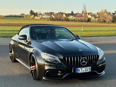 Używany Mercedes C63S AMG AMG 510 KM (375 kW) 2019 Czarny Kabriolet