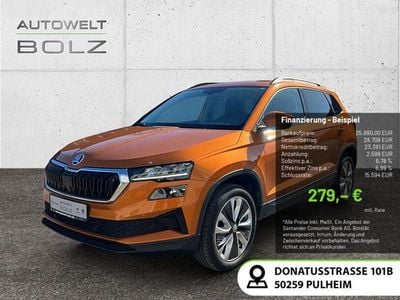 Gebraucht Skoda Karoq Style 150 PS (110 kW) 2023 Phoenix orange SUV