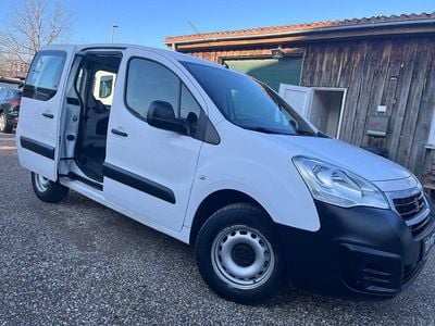 Gebraucht Peugeot Partner Premium 75 PS (55 kW) 2018 Weiß Van / Kleinbus