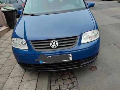 Gebraucht VW Touran 116 PS (85 kW) 2005 Blau Van / Kleinbus