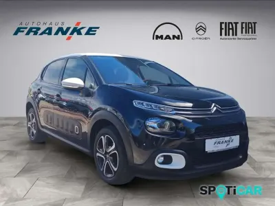 Gebraucht Citroën C3 PureTech 110 PS (80 kW) 2019 Perla nera schwarz metallic Kleinwagen