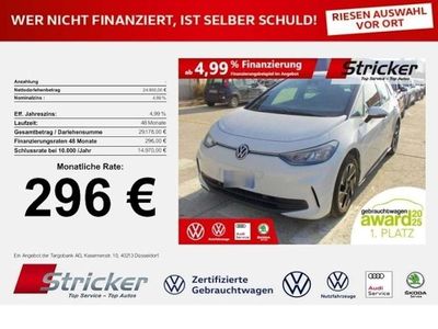 Gebraucht VW ID.3 Pro Performance 150 kW (204 PS) 2023 Gletscherweiß metallic (metallic) Kleinwagen