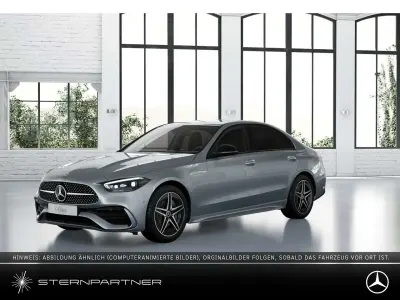 Neu Mercedes C220 AMG 197 PS (144 kW) 2025 Metalliclack hightechsilber Limousine