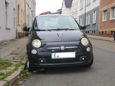 Gebraucht Fiat 500 Lounge 69 PS (50 kW) 2008 Schwarz Kleinwagen
