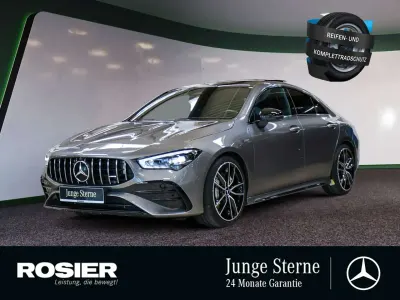 Gebraucht Mercedes CLA35 AMG Premium Plus 306 PS (225 kW) 2024 Grau / mountaingrau Coupé