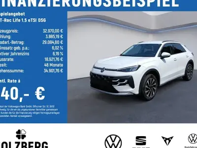 Neu VW T-Roc Life 116 PS (85 kW) 2026 Weiß SUV