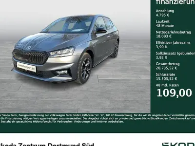 Brugt Skoda Fabia Monte Carlo 116 HK (85 kW) 2025 Grå Sedan