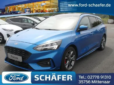 Gebraucht Ford Focus ST-Line X 125 PS (91 kW) 2020 Dynamicblau metallic Kombi