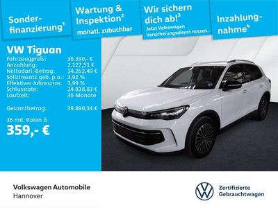 Gebraucht VW Tiguan Goal 150 PS (110 kW) 2025 Weiß SUV