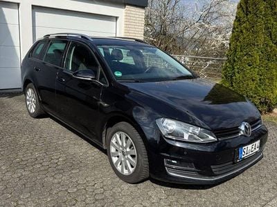 Gebraucht VW Golf VII LOUNGE 110 PS (80 kW) 2015 Schwarz Kombi